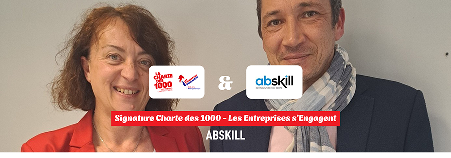 ABSKILL s’engage pour une société plus inclusive avec la Charte des 1000 – Les Entreprises s’Engagent