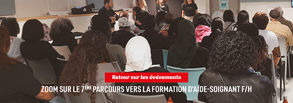 Zoom sur le 7ème Parcours vers la formation d’Aide-soignant F/H